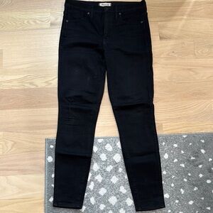Madewell Black Skinny Jeans with Modern Stretch